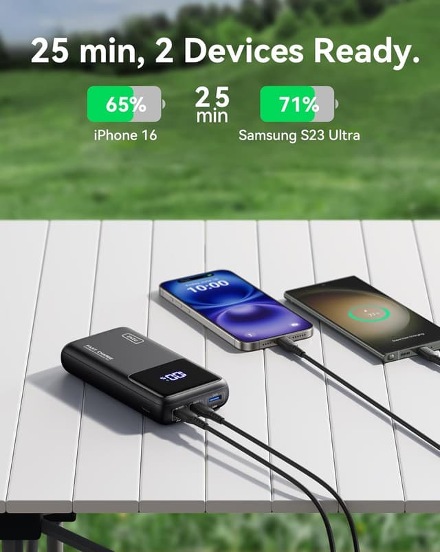 Detalle 2 de INIU 100W 25,000mAh power bank for laptops