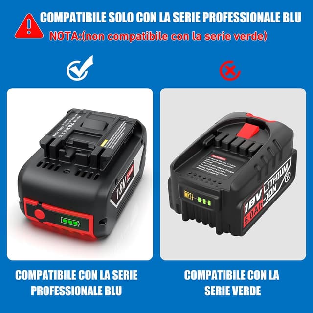 Thumbnail 1 de Moautodc Batteria 18V 5Ah per Bosch