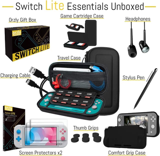 Thumbnail 2 de Kit accessori Nintendo Switch Lite con custodia e pellicola