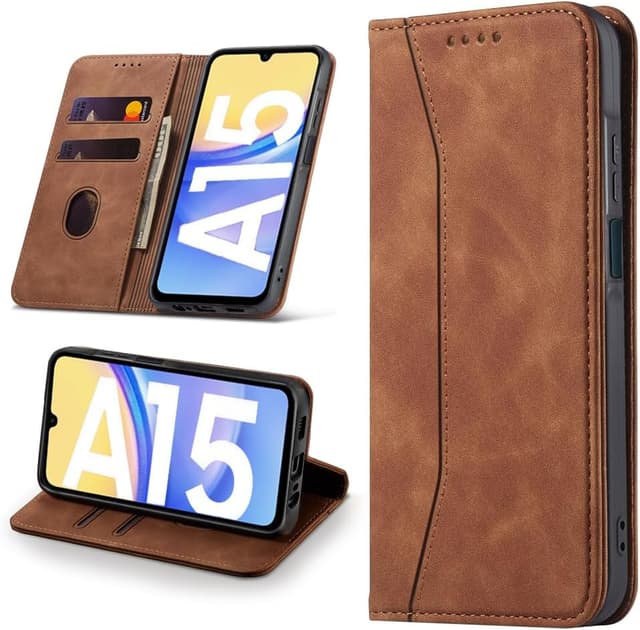 Detalle de Leaisan Handyhülle für Galaxy A15 5G im Flip-Design