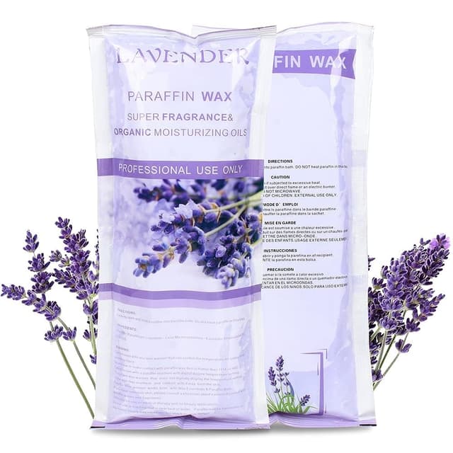 Detalle de Lavender Scented Paraffin Wax Refills (12 Pack) for Paraffin Bath Machines