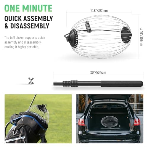 Thumbnail 1 de NEEWER TB01S+TB01B Recogedor de pelotas con ruedas