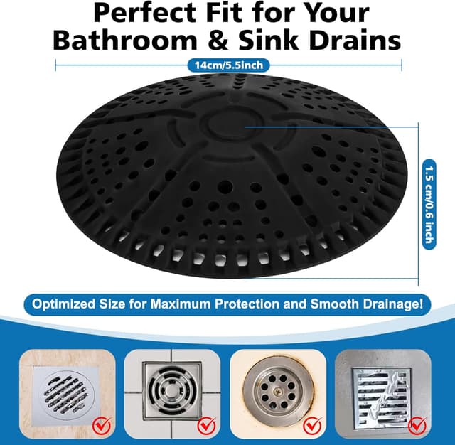 Thumbnail 2 de ZOOY 5.5 Inch Shower Hair Drain Cover ⚙