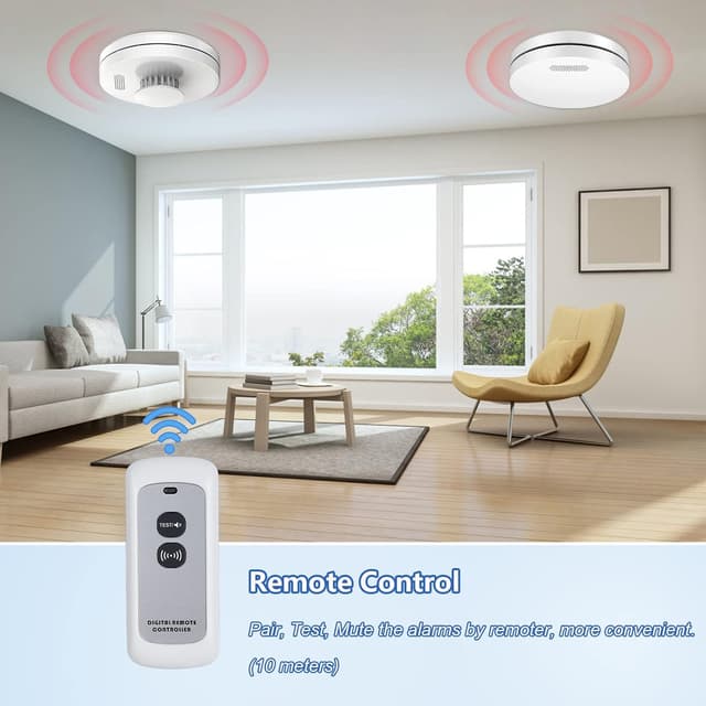 Thumbnail 3 de XINDUM Wireless Interlinked Smoke Alarm Bundle