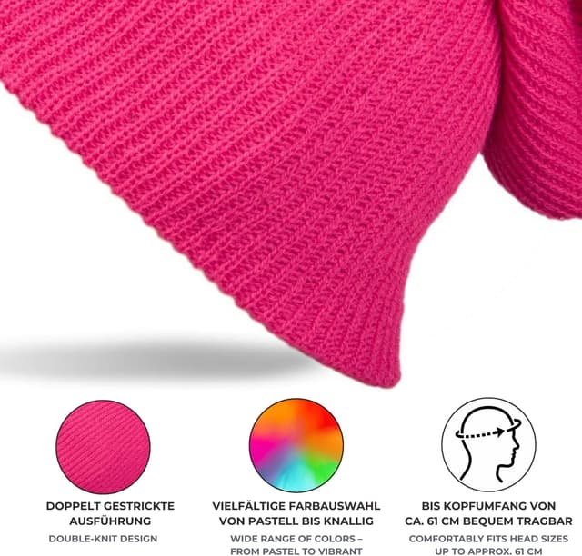 Thumbnail 4 de styleBREAKER Cuffia Beanie Slouch 04024004