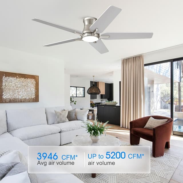 Thumbnail 6 de POCHFAN 52 Inch ceiling fan with lights