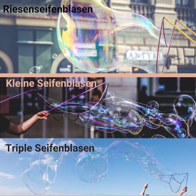 Detalle de Riesenseifenblasen Set 50 cm für Kinder