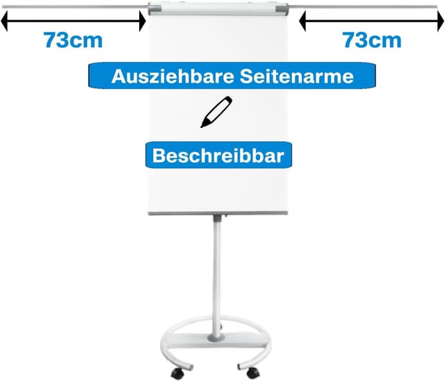 Detalle de MOB Flipchart Ständer 73x105 cm 📋
