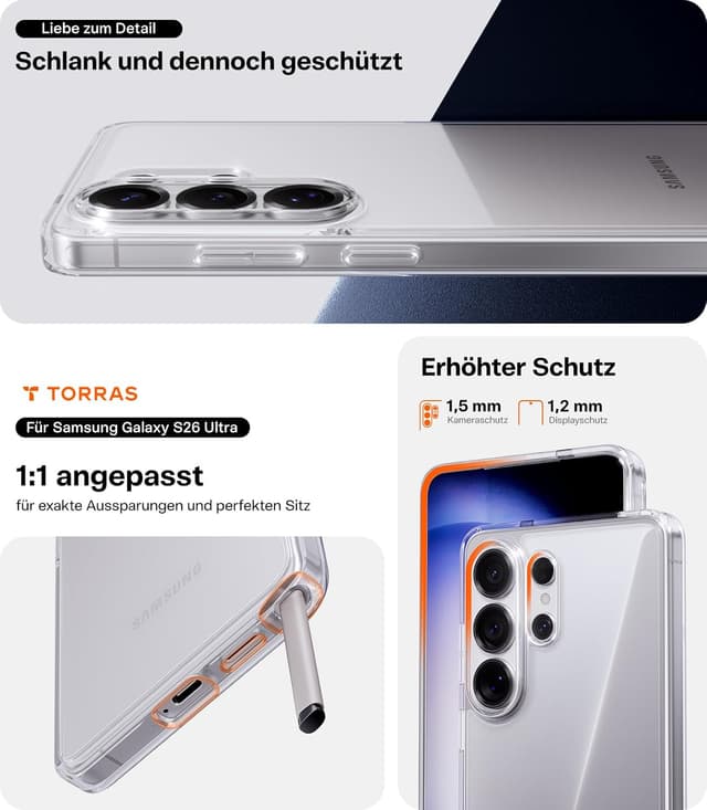 Detalle 2 de TORRAS Diamond S26 Ultra Hülle Schutzhülle