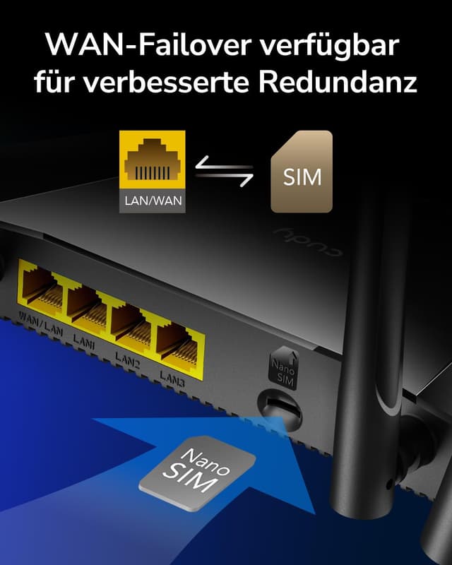 Thumbnail 3 de Cudy LT400 N300 4G LTE Router 150 Mbit/s