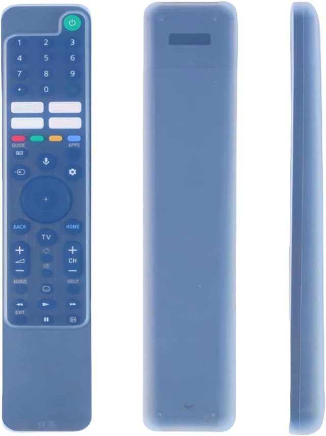Detalle de YAREETY Silicone Remote Cover for Sony Bravia voice remote (RMF-TX500 / TX600) – washable, anti-slip