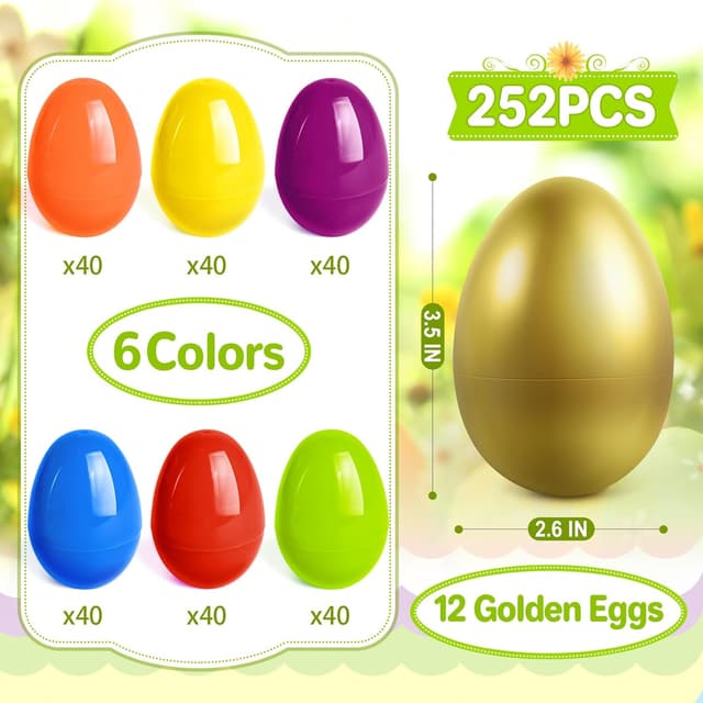 Detalle 2 de SpringFlower Easter Egg Fillers 252 PCS
