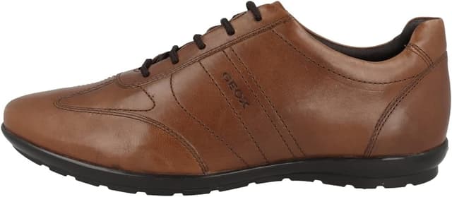 Detalle de Geox U SYMBOL Herren-Sneakers aus Smooth Leather für Lifestyle & Outdoor