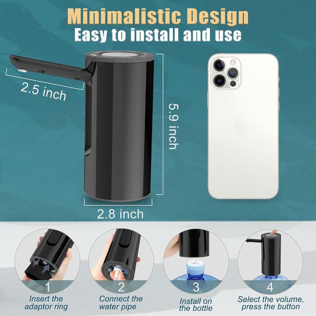 Detalle 2 de YISH Distributeur d’eau 5 gallons