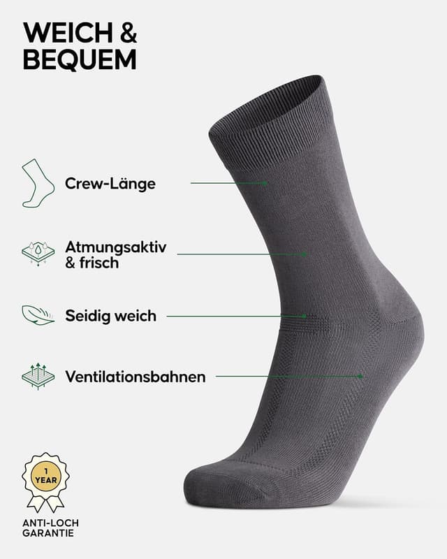 Detalle 2 de Bambus Business-Socken, 80% Viskose