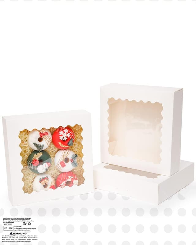 Detalle 2 de Gcardist Plätzchen Box Auto-pop Up Weiß