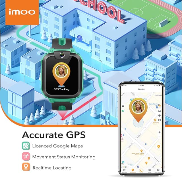 Detalle 2 de imoo Z1 Kids Smartwatch with 740mAh battery