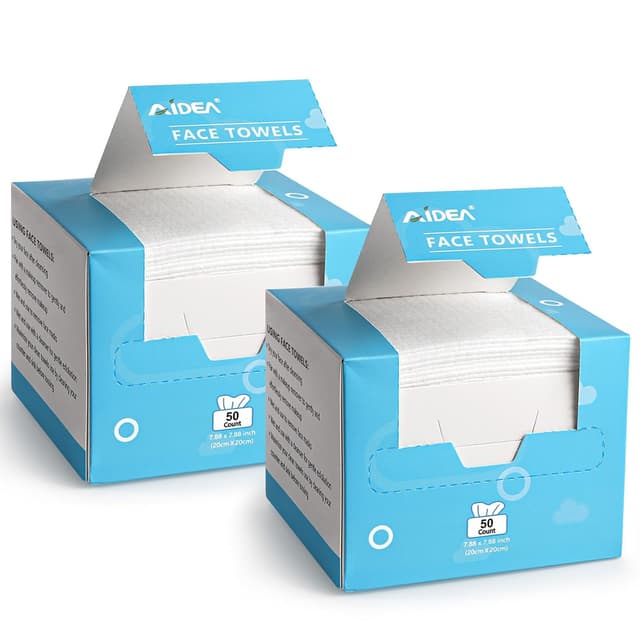 Detalle de AIDEA Face Towels disposable 7.8 in