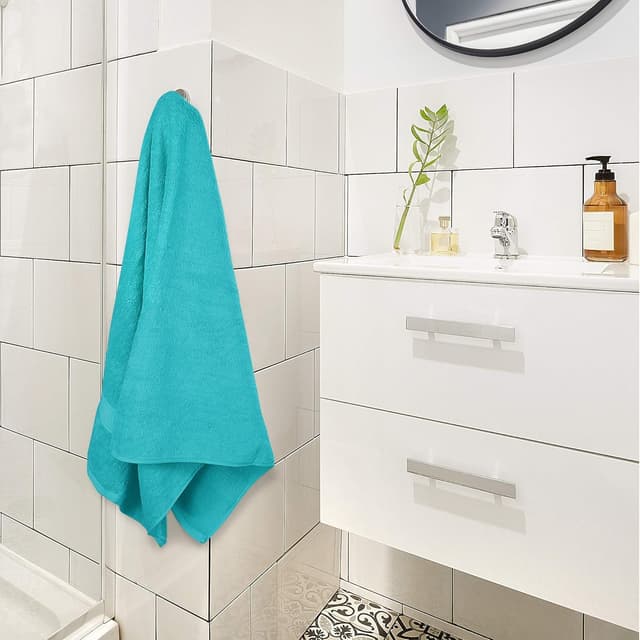 Thumbnail 6 de Utopia Towels 4er-Set Badetücher (Premium, 100% ringgesponnene Baumwolle) 69 x 137 cm – türkis
