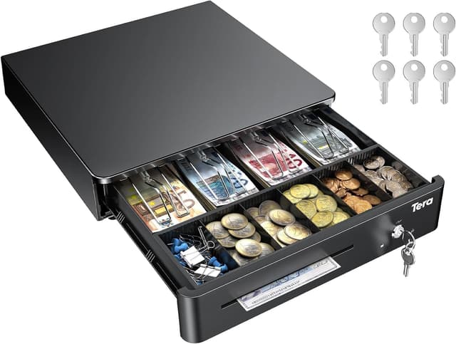 Imagen de Tera Tiroir Caisse 33x35 4 billets 8 pièces en OfertitasTOP