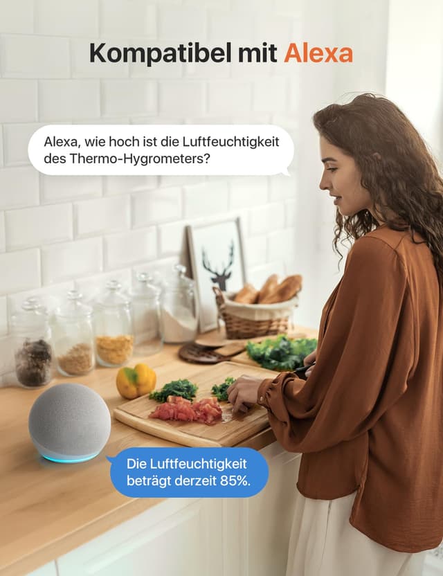 Thumbnail 6 de X‑Sense STH0A WLAN Thermometer Hygrometer mit Basisstation