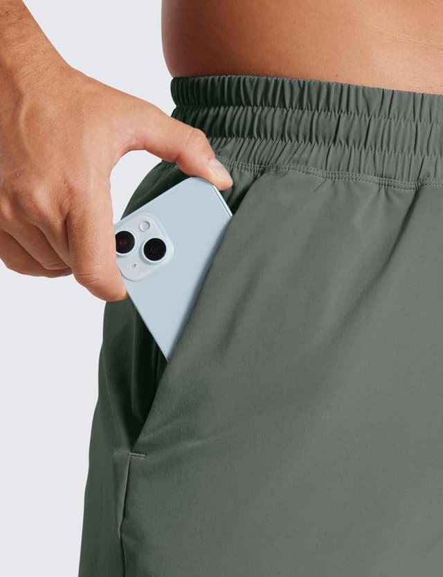 Detalle de CRZ YOGA pantaloncini running uomo con fodera 13/18/23 cm