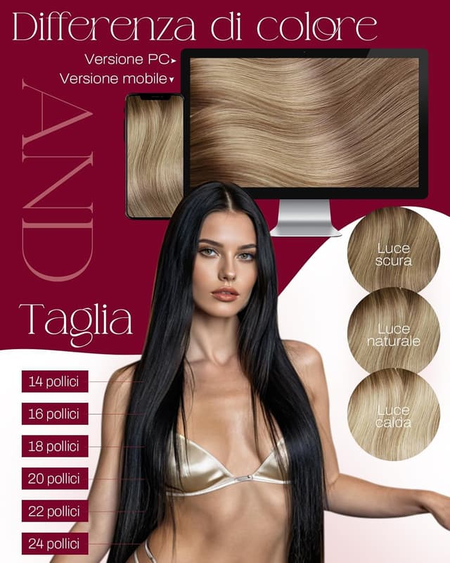 Thumbnail 4 de Moresoo Extension Capelli Veri Remy 50 cm