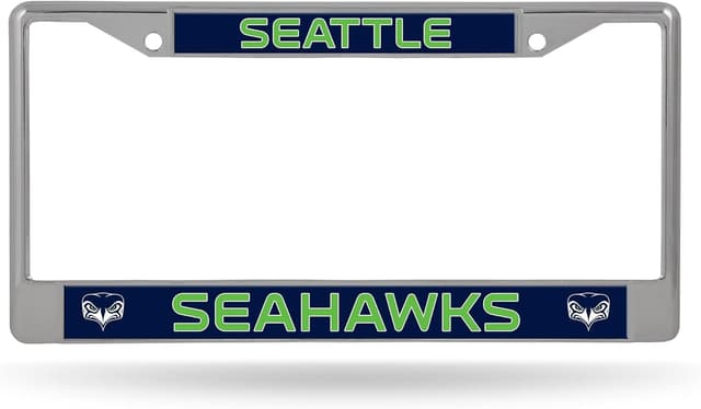 Detalle de Rico Industries NFL Seattle Seahawks Secondary License Plate Frame (12" x 6")
