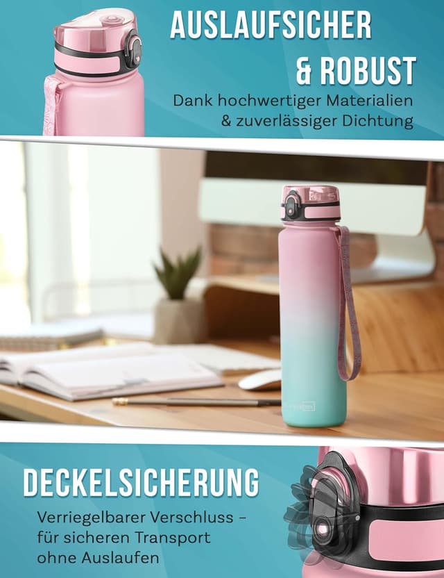 Detalle de My Vesperbox Trinkflasche 1000ML für Kinder 📪