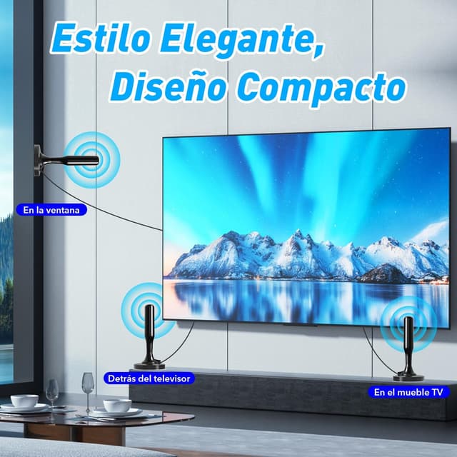 Thumbnail 6 de Antena TV Interior TDT Portátil HD 4K