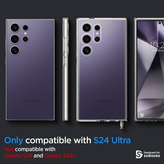 Detalle 2 de Spigen Coque Samsung S24 Ultra Liquid Crystal transparente