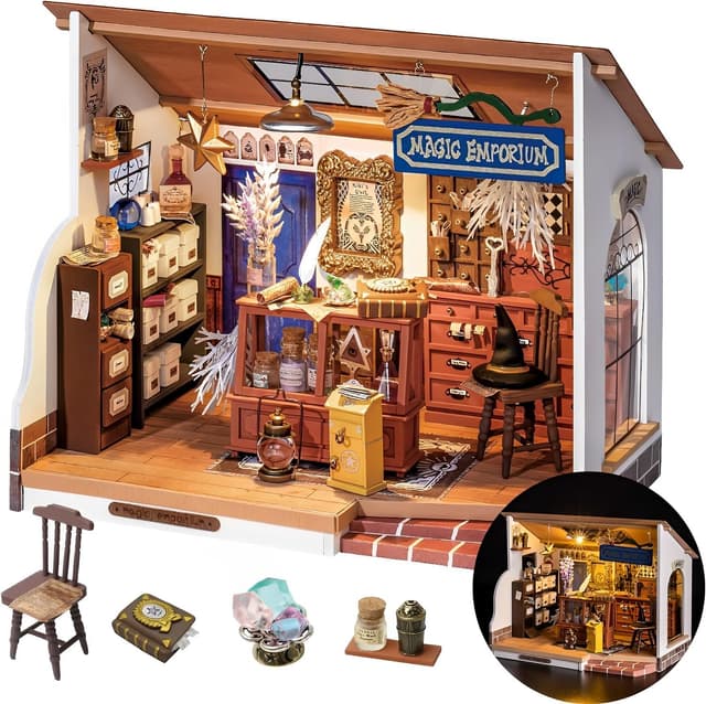 Imagen de Rolife DIY Miniature House kit di casa in miniatura con luci 🧩 en OfertitasTOP