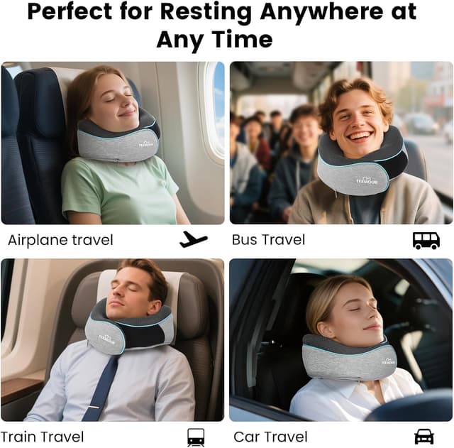 Thumbnail 4 de Teemour Travel Neck Pillow for Airplanes