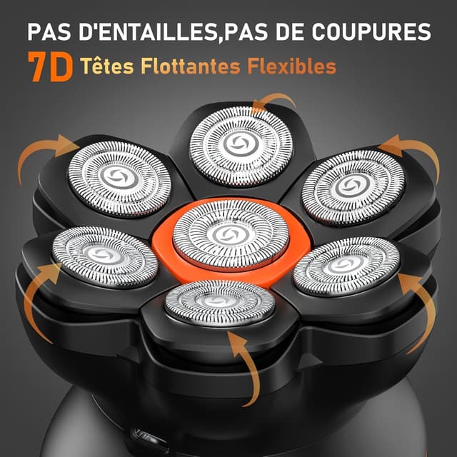 Detalle 2 de MAXGROOM Rasoir Tête Chauve 7D