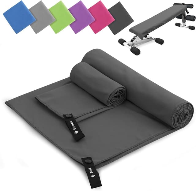 Detalle de Microfibre towel 2 pack 160x80cm travel towel