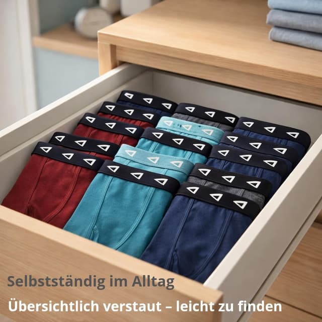 Detalle 2 de SGS Jungen Boxershorts aus Baumwolle (10er Pack) – bequeme Kinderunterwäsche für Alltag & Sport