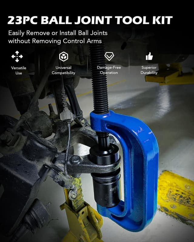 Detalle 2 de Orion Motor Tech 23pc Ball Joint Removal Tool Kit for Press & U-Joint Work