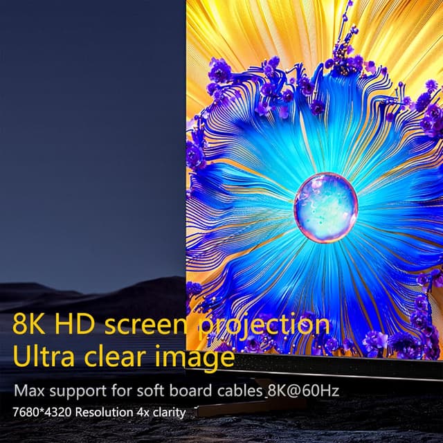 Detalle de Hsupez USB4 USB‑C Verlängerungskabel (40 Gbit/s, 240 W, 8K@60 Hz, 13 cm) mit U‑förmlichem flachen Design