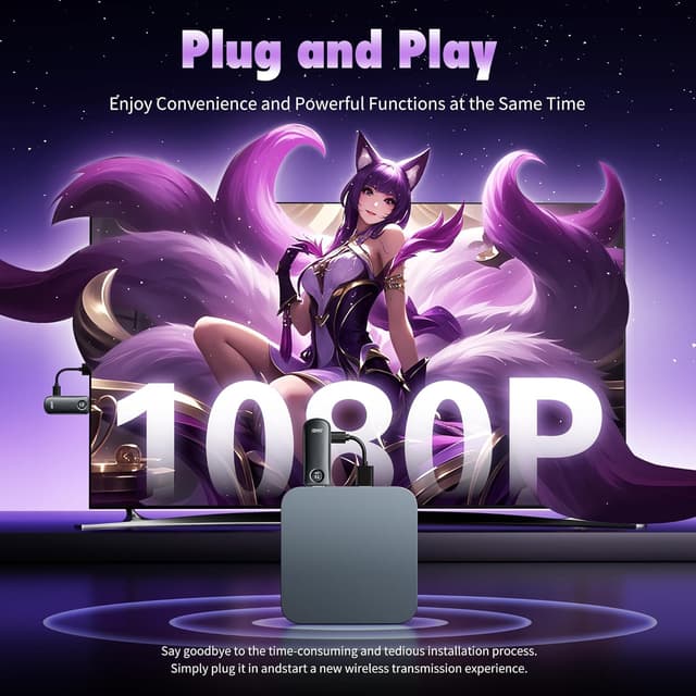 Detalle de MpioLife HDMI wireless 2026 1080P 60Hz