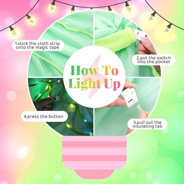 Detalle 2 de MELAND Princess Dress for Girls Age 3 ðŸŽ