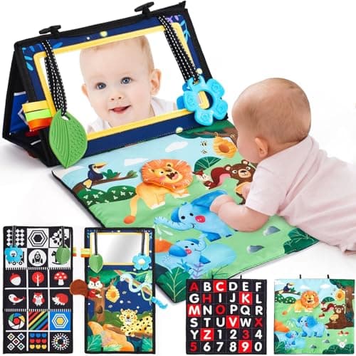 Detalle de Hahal and Juguetes Montessori espejo bebé