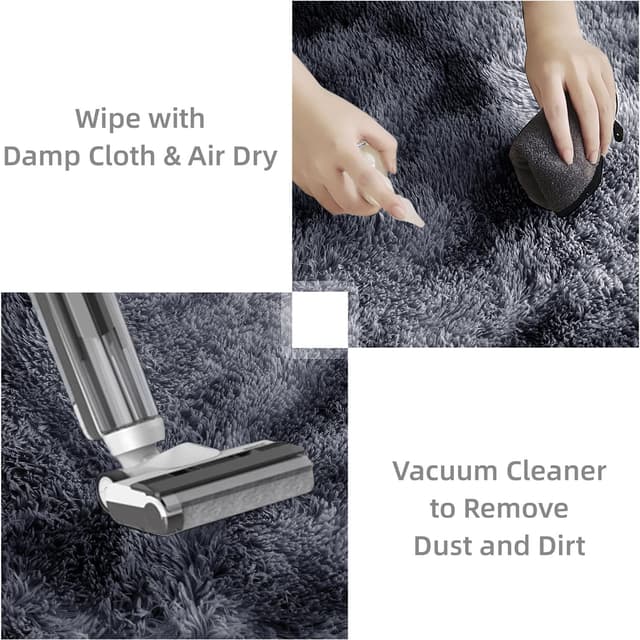 Detalle 1 de Tenekee Alfombras Redonda Salón, Muy Suaves y Antideslizantes