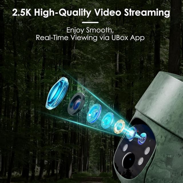 Thumbnail 3 de WOLFANG 2.5K UHD Cámara caza solar PTZ 360°