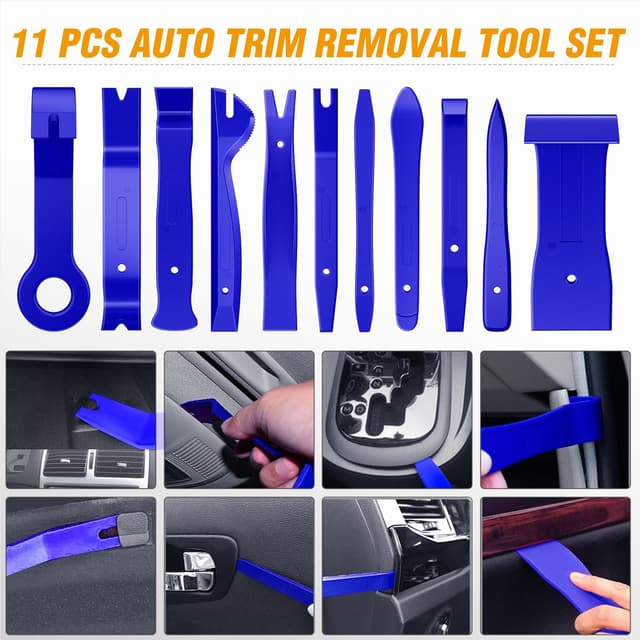 Detalle 2 de GOOACC 330Pcs Trim Removal Tool Set for Auto, Radio, and Panel Clips (Blue)