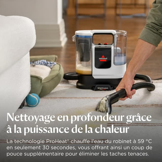 Detalle 1 de BISSELL SpotClean ProHeat Advanced Shampouineuse