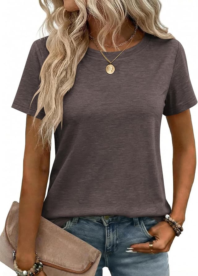 Thumbnail 6 de Zeagoo womens crewneck tee 5% elastane