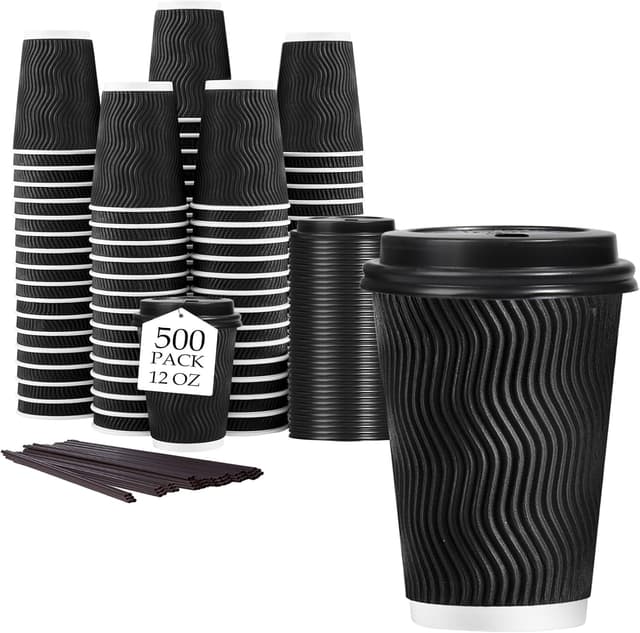 Thumbnail 6 de Lamosi 16 oz Disposable Coffee Cups 🥤