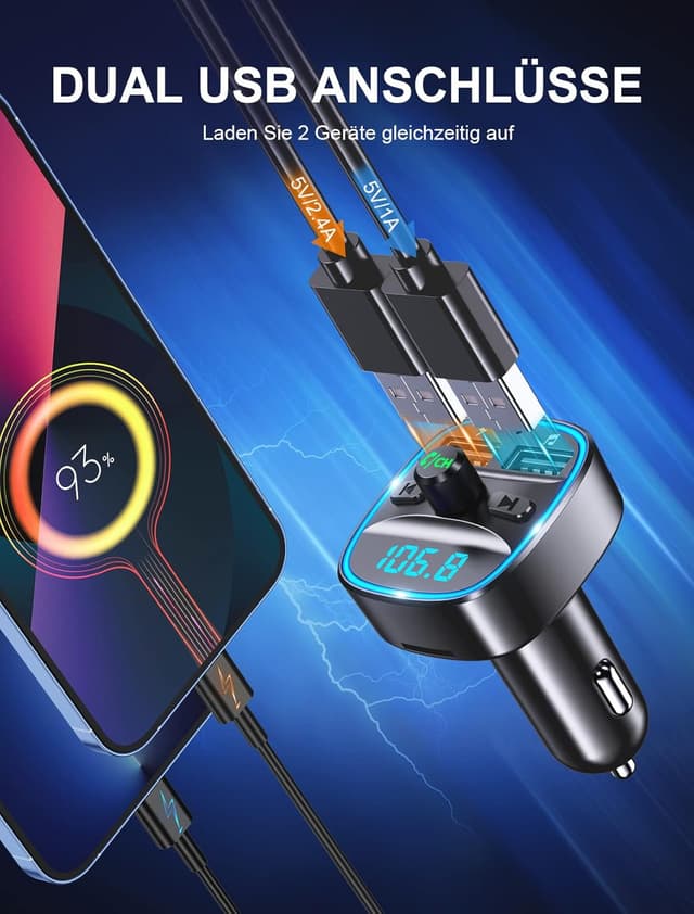 Detalle 2 de Mohard Bluetooth FM Transmitter 12–24V