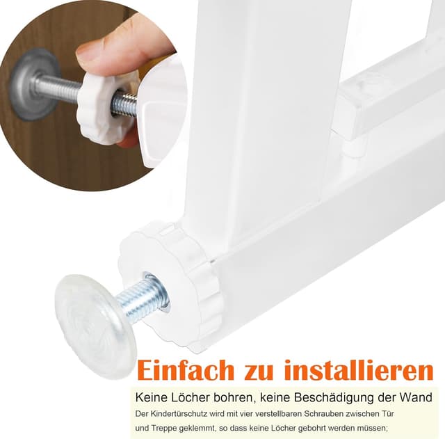 Thumbnail 5 de Aufun Treppenschutzgitter 78 cm 🚪