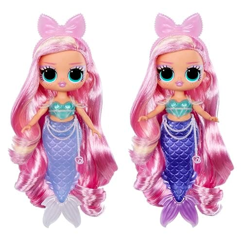 Detalle de L.O.L. Surprise! Mermaid Lola Waves muñeca 4 años